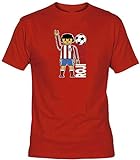 Camiseta Click Atleti Adulto/niño Camisetas Colchoneras ATM (6 Meses, Rojo)