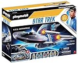 PLAYMOBIL Star Trek 70548 U.S.S. Enterprise NCC-1701, Con aplicaci贸n AR, efectos de luz y sonidos originales, De 5 a 99 a帽os
