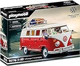 PLAYMOBIL 70176 Volkswagen T1 Camping Bus, Para niños a partir de 5 años