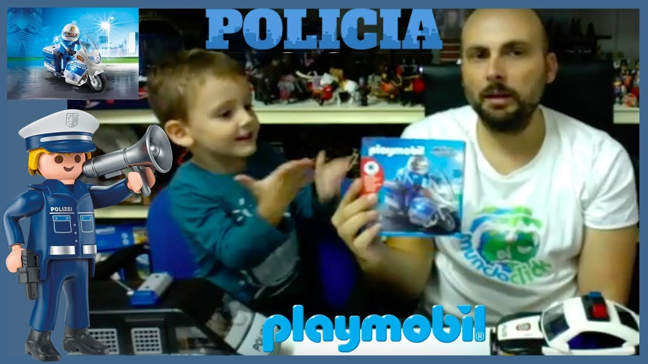Playmobil Moto de Policía 6876