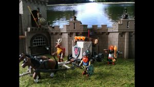 Playmobil Enanos con Ballesta y Ponys 9341
