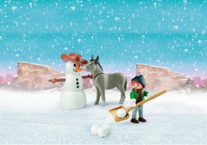 Playmobil Nieve y Esquí Playmobil: todas las referencias (Winter Fun) 35 Playmobil Diversión en la nieve con Snips Mr. Carrot