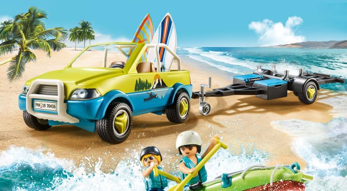 Playmobil Coche de playa con remolque para canoa – 70436 2020 – El Mundo Click 70436