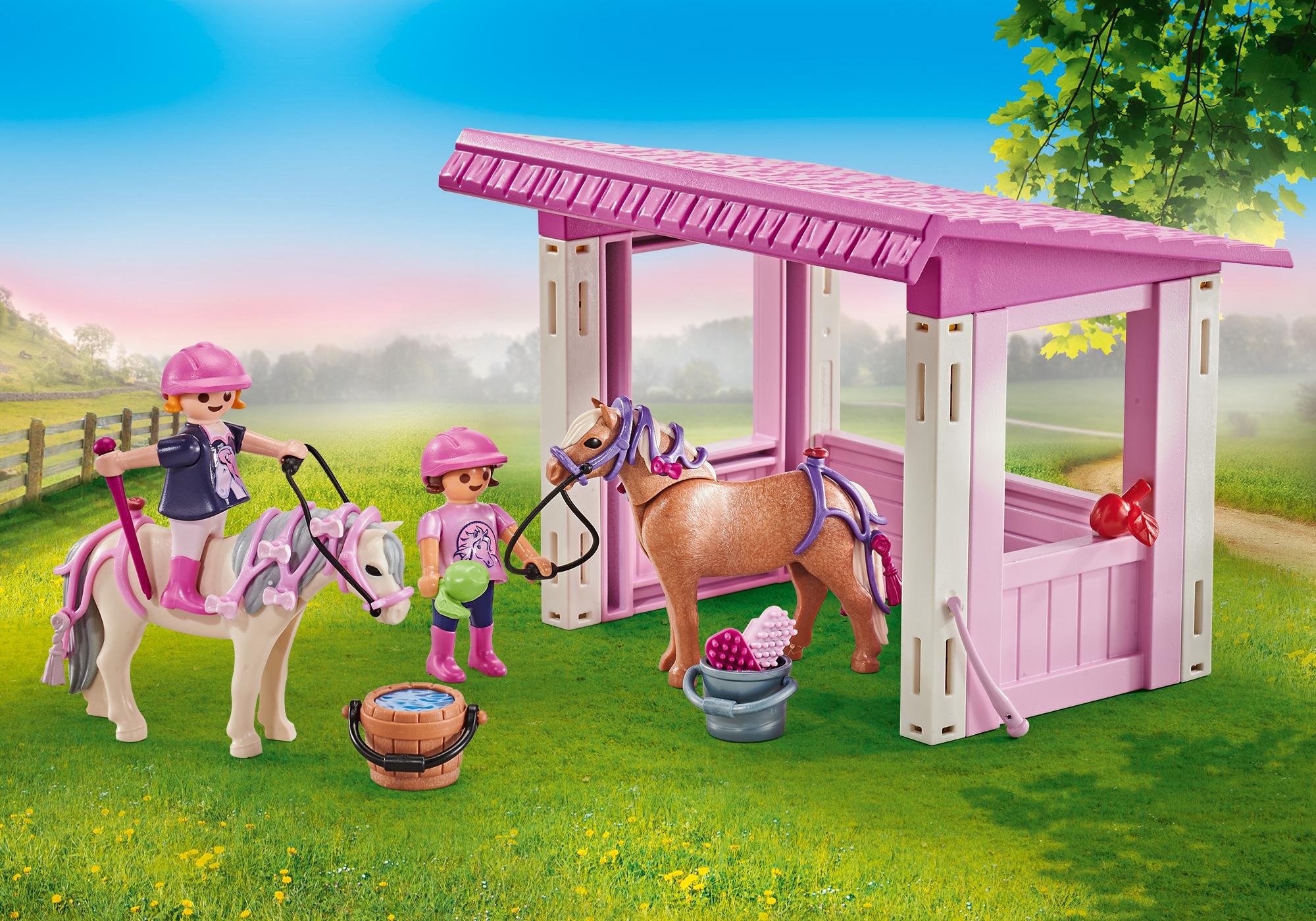 Playmobil princesas 9878 Refugio con ponis y princesas 9878 2020 El Mundo Click