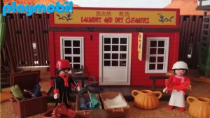 Playmobil Pintores Playmobil: todas las referencias (obra y arte) 22 Playmobil Custom Oeste Lavandería