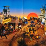 playmobil poster oeste años 90 y 2000
