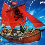 playmobil poster piratas vela roja