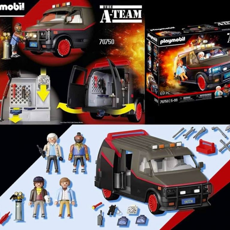 PLAYMOBIL Famous cars - The A-Team Bus Constructiespeelgoed 70750