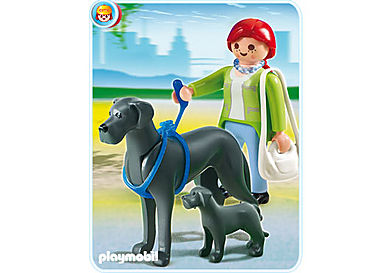 Catálogo Playmobil 2012 42 Dogge mit Welpe