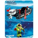 Kleinboot mit Tiefseetaucher