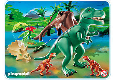 T Rex mit Velociraptoren