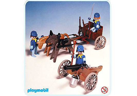 playmobil 3244 a Kanone mit Protze Zweispänner