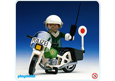 Polizist Motorrad