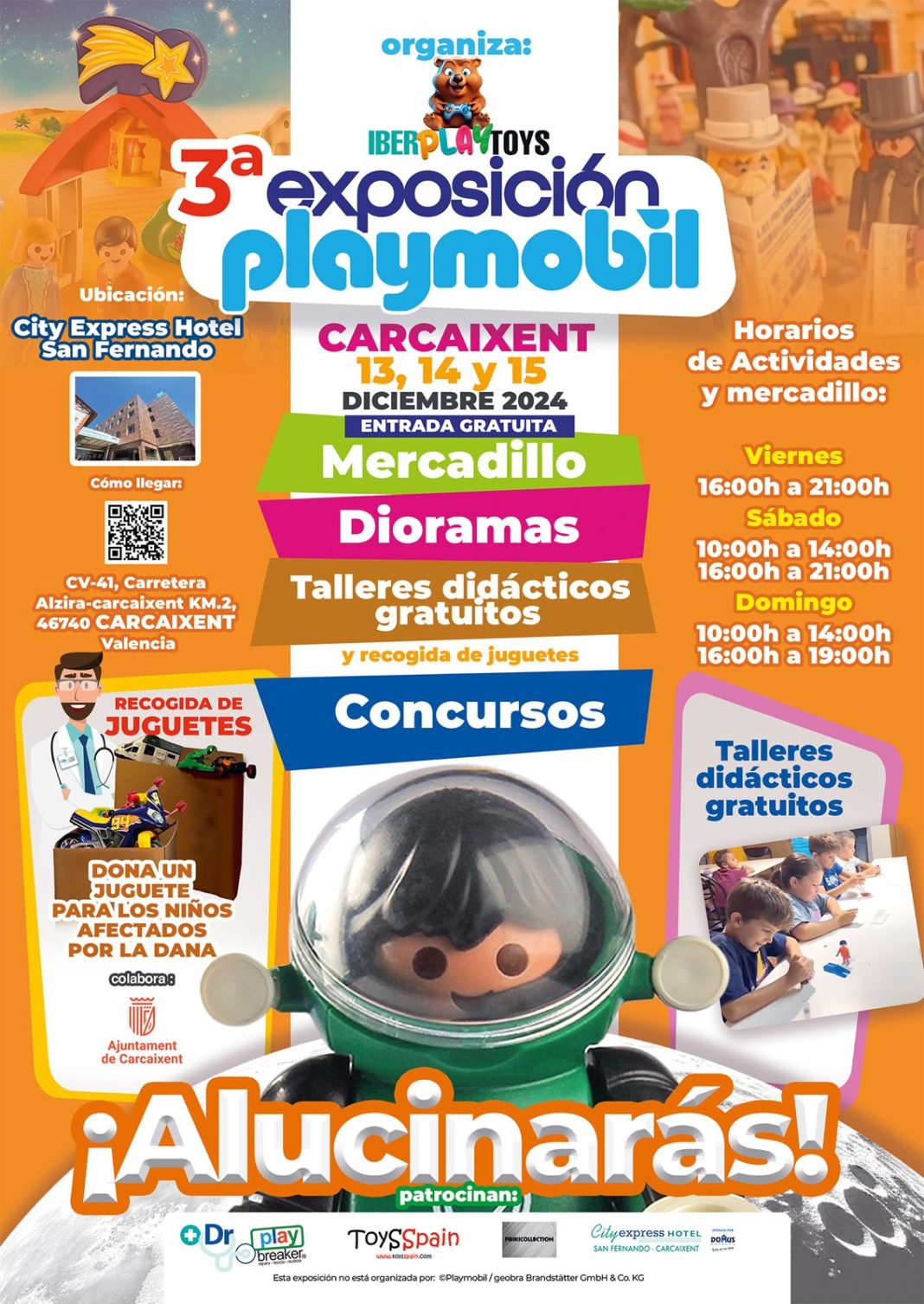 exposicion playmobil carcaixent navidad 2024