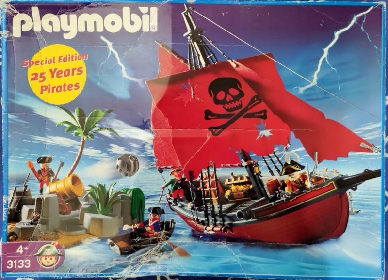 3133 piratas playmobil barco