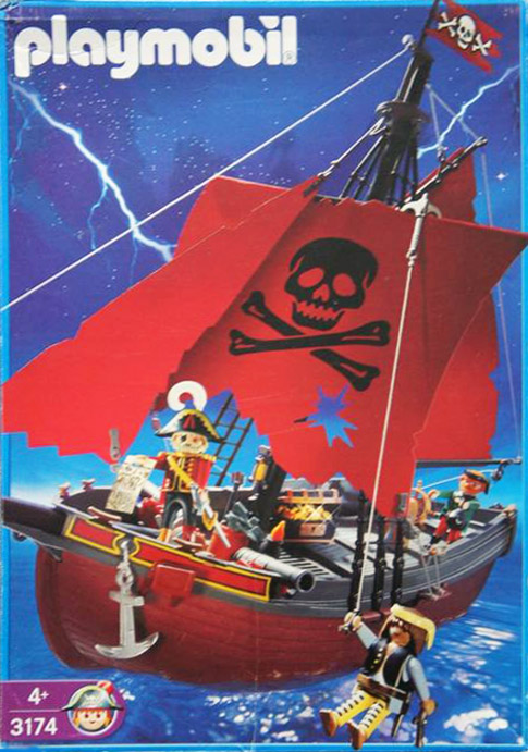 3174 playmobil barco pirata