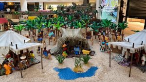 Playmobil Panaderos Playmobil: todas las referencias (panadería y horno) 12 Playmobil Belén Gigante de AESCLICK Madrid en Arturo Soria Plaza