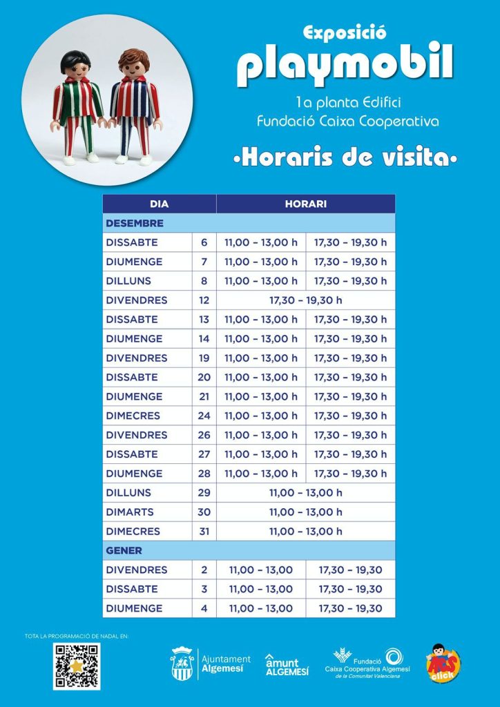 exposicion playmobil algemesi horarios