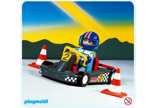 Playmobil Go-kart negro – 3012 A 1998 – El Mundo Click 3012 A