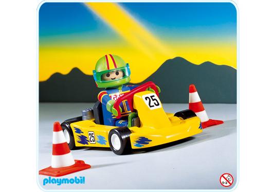 Playmobil Go-kart amarillo – 3013 A 1998 – El Mundo Click 3013 A