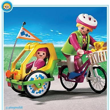Playmobil Remolque para bicicleta/niño – 3068 A 1999 – El Mundo Click 3068 A