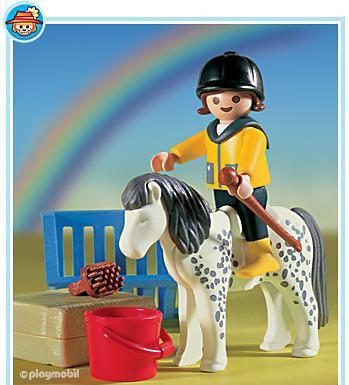 Playmobil Niño/Pony – 3119 B 2001 – El Mundo Click 3119 B