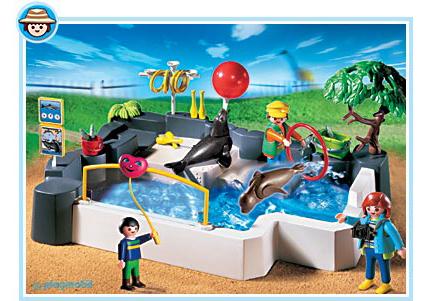 Playmobil Piscina para focas Zoo SuperSet – 3135 B 2004 – El Mundo Click 3135 B