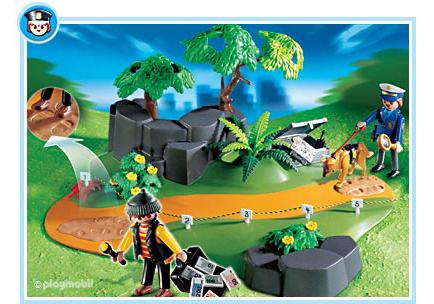 Playmobil Kit de investigación de la escena del crimen Superset de la policía – 3136 A 2004 – El Mundo Click 3136 A