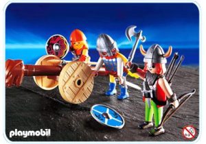 Playmobil Vikingos Playmobil: todas las referencias (drakkar y guerreros) 3 Playmobil Vikingo con ariete