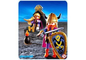 Playmobil Vikingos Playmobil: todas las referencias (drakkar y guerreros) 4 Playmobil Rey vikingo