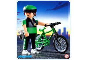 Playmobil  Patrulla en bicicleta - 3164 A 2002 - El Mundo Click