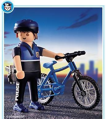 Playmobil Patrulla en bicicleta – 3168 A 2002 – El Mundo Click 3168 A