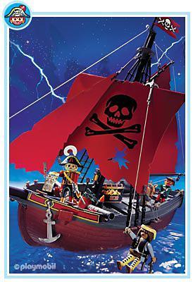 Playmobil barcos 3174 Barco pirata rojo 3174 A 2003 El Mundo Click