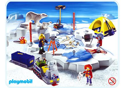 Playmobil Restos óseos encontrados en el hielo – 3184 A 2004 – El Mundo Click 3184 A