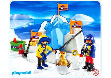 Playmobil Huevo de dinosaurio en hielo – 3193 A 2004 – El Mundo Click 3193 A