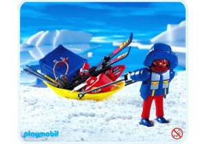 Playmobil Explorador polar con trineo de transporte - 3194 A 2004 - El Mundo Click