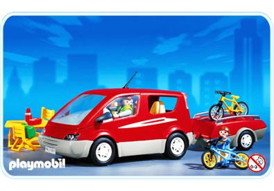 Playmobil Furgoneta/remolque familiar – 3213 A 2001 – El Mundo Click 3213 A