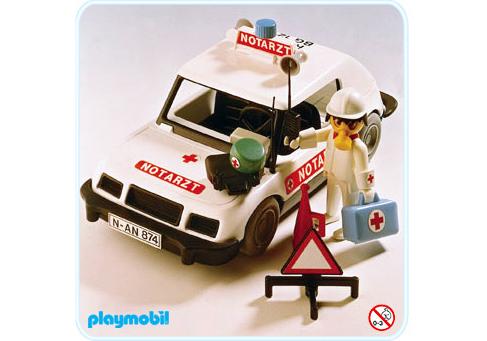 Playmobil Coche – Médico de urgencias – 3217-A 1977 – El Mundo Click 3217 A