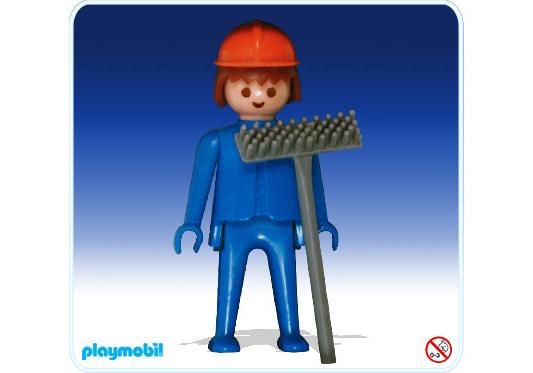 Playmobil Obrero de la construcción – 3218-A 1974 – El Mundo Click 3218 A