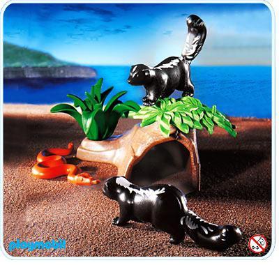 Playmobil Zorrillos/Escondite – 3226 A 2003 – El Mundo Click 3226 A