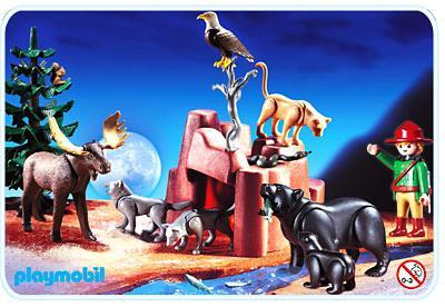 Playmobil Animales de los bosques de Norteamérica – 3228 A 2003 – El Mundo Click 3228 A