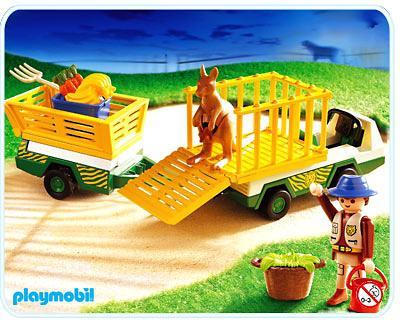 Playmobil Vehículo de transporte/cuidado de animales – 3242 C 2003 – El Mundo Click 3242 C