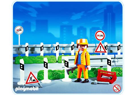Playmobil Juego de barreras de carretera – 3257 A 2001 – El Mundo Click 3257 A