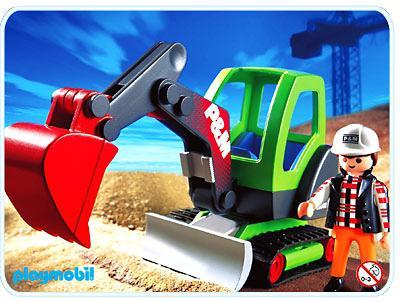 Playmobil Miniexcavadora – 3279 B 2003 – El Mundo Click 3279 B