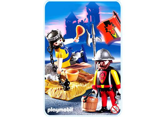 Playmobil Príncipe prisionero con centinela – 3328 B 2004 – El Mundo Click 3328 B