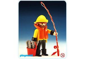 Playmobil  Pescador de aguas profundas - 3347 A 1984 - El Mundo Click