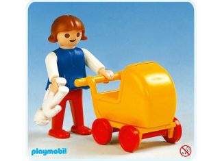 Playmobil Cochecito de bebé/muñeca – 3357 A 1982 – El Mundo Click 3357 A