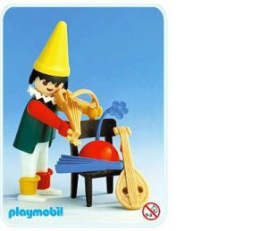 Playmobil  Payaso/Silla de circo - 3390 A 1978 - El Mundo Click