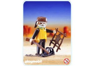 Playmobil  Trampero/Trampa - 3394 A 1988 - El Mundo Click
