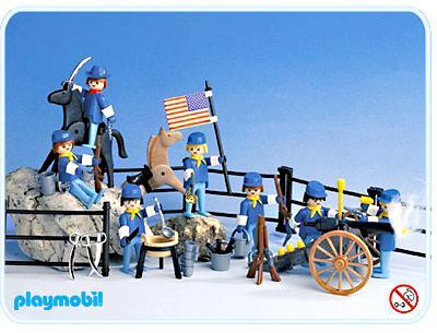 Playmobil Superconjunto de caballería USA – 3408-A 1976 – El Mundo Click 3408 A